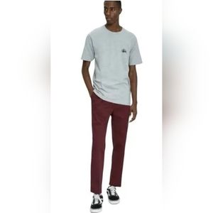 Stussy mens 30 pants wine color